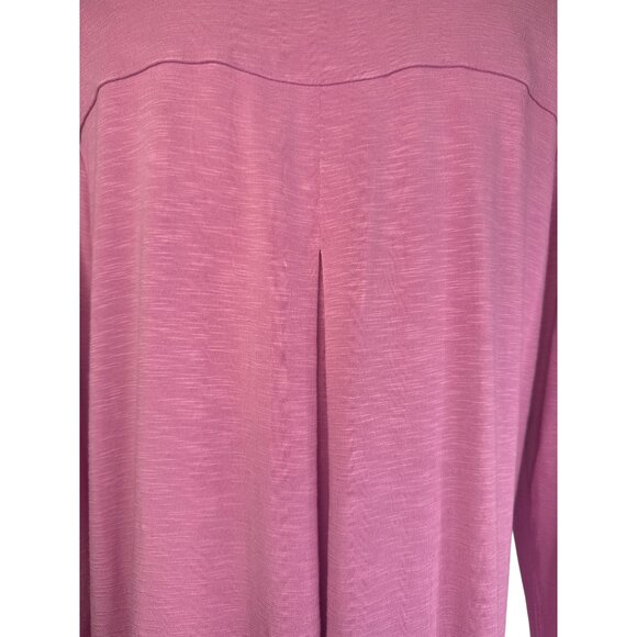 Southern Tide Large Long Sleeve Pink Dress Rayon Spandex - Picture 9 of 15